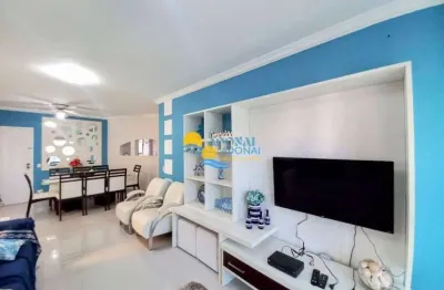 Apartamento com 4 dormitórios à venda, 120 m² por r$ 840.000,00 - pitangueiras - guarujá/sp