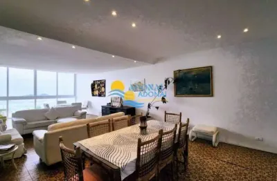 Apartamento com 4 dormitórios à venda, 220 m² por r$ 1.050.000,00 - pitangueiras - guarujá/sp