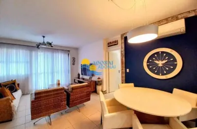 Apartamento com 3 dormitórios à venda, 104 m² por r$ 640.000,00 - pitangueiras - guarujá/sp