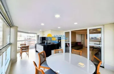 Apartamento com 4 dormitórios à venda, 166 m² por r$ 2.900.000,00 - pitangueiras - guarujá/sp