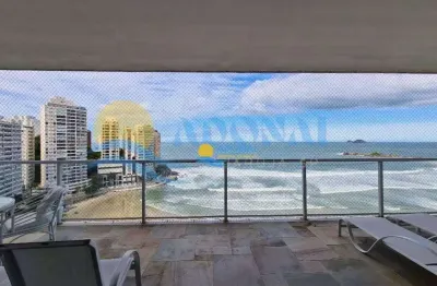 Apartamento com 4 dormitórios à venda, 315 m² por r$ 3.000.000,00 - pitangueiras - guarujá/sp