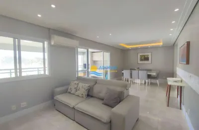 Apartamento com 3 dormitórios à venda, 134 m² por r$ 1.200.000,00 - jardim astúrias - guarujá/sp