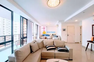 Apartamento com 5 dormitórios à venda, 213 m² por r$ 1.300.000,00 - pitangueiras - guarujá/sp