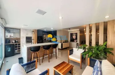 Apartamento com 3 dormitórios à venda, 110 m² por r$ 1.300.000,00 - pitangueiras - guarujá/sp