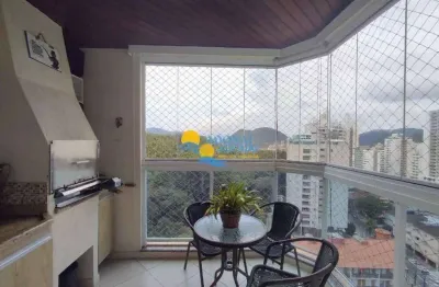 Apartamento com 3 dormitórios à venda, 98 m² por r$ 850.000,00 - jardim astúrias - guarujá/sp