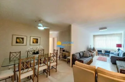 Apartamento com 3 dormitórios à venda, 120 m² por r$ 590.000,00 - pitangueiras - guarujá/sp