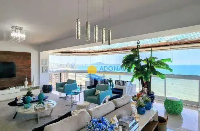 Cobertura com 6 dormitórios à venda, 365 m² por r$ 4.300.000,00 - jardim astúrias - guarujá/sp