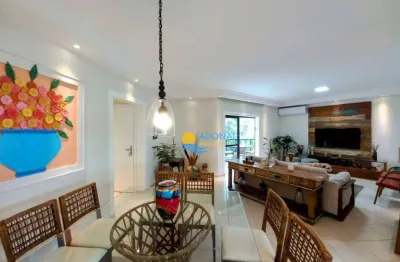 Apartamento com 4 dormitórios à venda, 160 m² por r$ 960.000,00 - pitangueiras - guarujá/sp