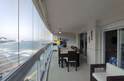 Apartamento com 2 dormitórios à venda, 99 m² por r$ 1.400.000,00 - jardim astúrias - guarujá/sp