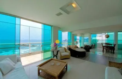 Cobertura com 6 dormitórios à venda, 370 m² por r$ 4.500.000,00 - pitangueiras - guarujá/sp