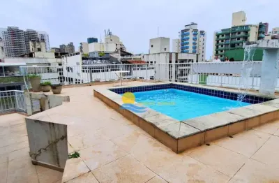 Cobertura com 3 dormitórios à venda, 168 m² por r$ 650.000,00 - jardim astúrias - guarujá/sp