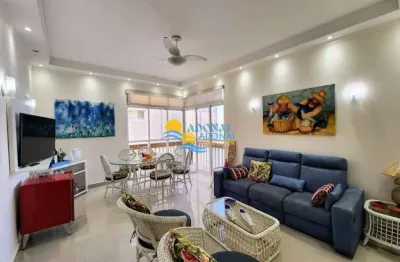 Apartamento com 3 dormitórios à venda, 100 m² por r$ 750.000,00 - pitangueiras - guarujá/sp