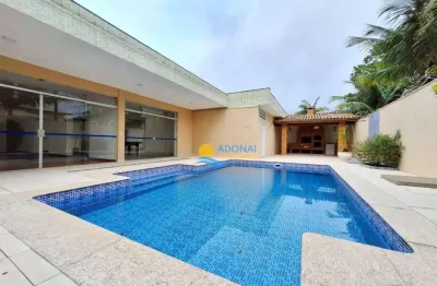 Casa com 6 dormitórios à venda, 440 m² por r$ 1.180.000,00 - enseada - guarujá/sp