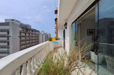 Cobertura com 3 dormitórios à venda, 269 m² por r$ 1.250.000,00 - pitangueiras - guarujá/sp