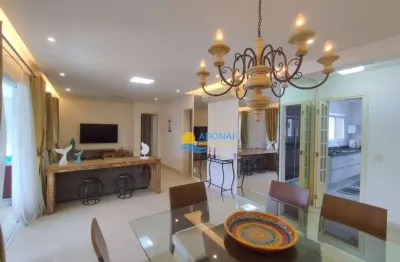 Apartamento com 3 dormitórios à venda, 134 m² por r$ 1.400.000,00 - jardim astúrias - guarujá/sp