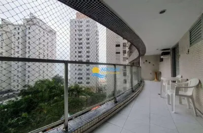 Apartamento com 4 dormitórios à venda, 150 m² por r$ 950.000,00 - pitangueiras - guarujá/sp