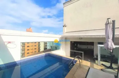 Cobertura com 2 dormitórios à venda, 150 m² por r$ 1.200.000,00 - pitangueiras - guarujá/sp