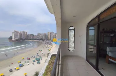 Apartamento com 3 dormitórios à venda, 190 m² por r$ 1.200.000,00 - jardim astúrias - guarujá/sp