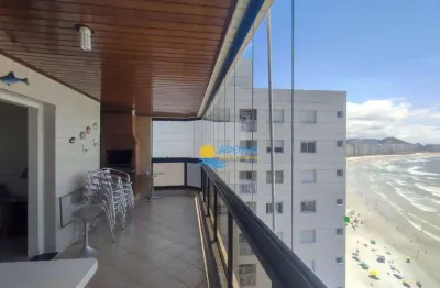 Apartamento com 4 dormitórios à venda, 140 m² por r$ 1.800.000,00 - jardim astúrias - guarujá/sp