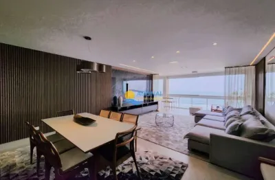 Apartamento com 4 dormitórios à venda, 190 m² por r$ 2.000.000,00 - pitangueiras - guarujá/sp