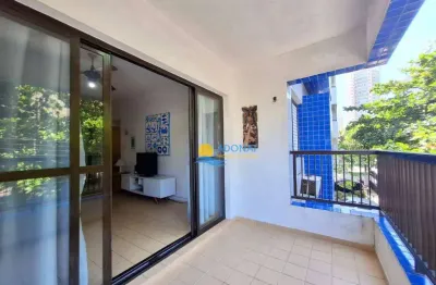 Apartamento com 2 dormitórios à venda, 90 m² por r$ 500.000,00 - tombo - guarujá/sp