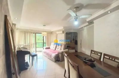 Apartamento com 3 dormitórios à venda, 124 m² por r$ 530.000,00 - pitangueiras - guarujá/sp