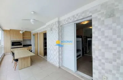 Apartamento com 3 dormitórios à venda, 120 m² por r$ 1.000.000,00 - jardim astúrias - guarujá/sp