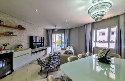 Apartamento com 3 dormitórios à venda, 160 m² por r$ 900.000,00 - pitangueiras - guarujá/sp