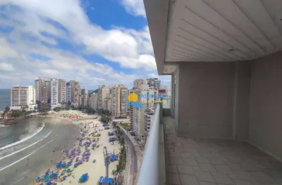 Cobertura com 4 dormitórios à venda, 220 m² por r$ 3.000.000,00 - jardim astúrias - guarujá/sp