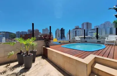 Cobertura com 2 dormitórios à venda, 160 m² por r$ 930.000,00 - jardim astúrias - guarujá/sp