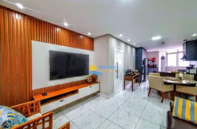 Apartamento com 2 dormitórios à venda, 85 m² por r$ 595.000,00 - pitangueiras - guarujá/sp