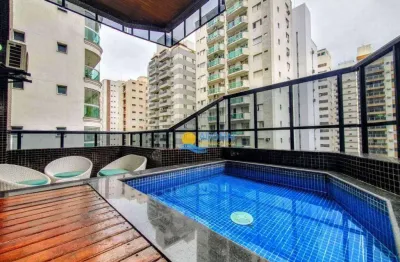 Apartamento com 5 dormitórios à venda, 285 m² por r$ 1.790.000,00 - pitangueiras - guarujá/sp