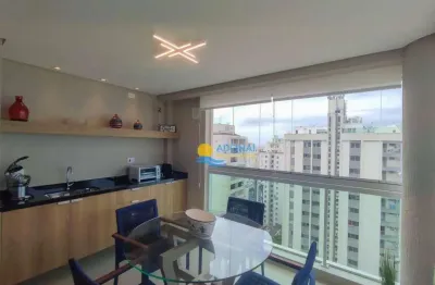 Apartamento com 2 dormitórios à venda, 70 m² por r$ 730.000,00 - pitangueiras - guarujá/sp