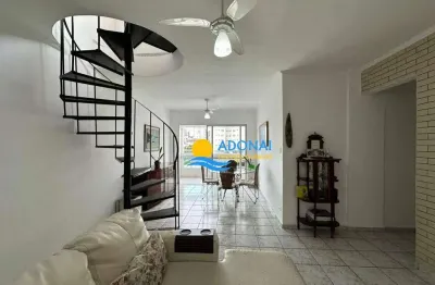 Cobertura com 2 dormitórios à venda, 220 m² por r$ 500.000,00 - jardim astúrias - guarujá/sp