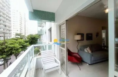 Apartamento com 3 dormitórios à venda, 85 m² por r$ 480.000,00 - pitangueiras - guarujá/sp