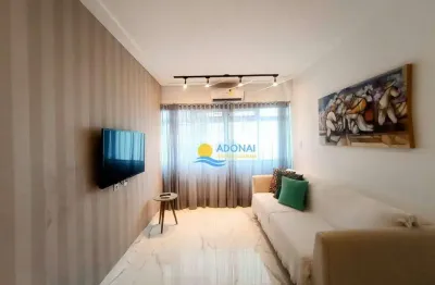 Apartamento com 1 dormitório à venda, 60 m² por r$ 330.000,00 - pitangueiras - guarujá/sp