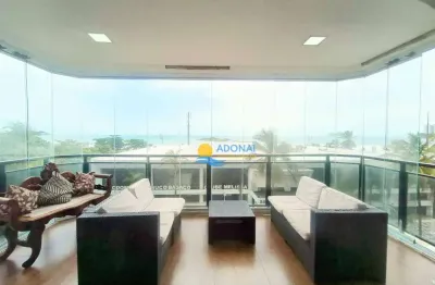 Apartamento com 4 dormitórios à venda, 210 m² por r$ 1.000.000,00 - pitangueiras - guarujá/sp