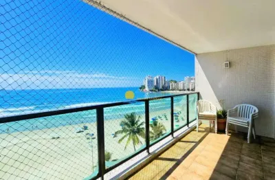Apartamento com 3 dormitórios à venda, 180 m² por r$ 1.800.000,00 - jardim astúrias - guarujá/sp
