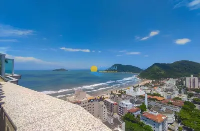Cobertura à venda na praia do tombo, 3 dormitórios, vista mar, 2 vagas.