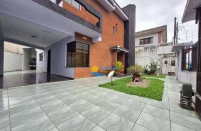 Casa com 5 dormitórios à venda, 400 m² por r$ 2.300.000,00 - vila santa rosa - guarujá/sp
