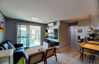 Apartamento com 2 dormitórios à venda, 80 m² por r$ 680.000,00 - pitangueiras - guarujá/sp