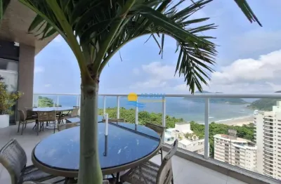 Apartamento com 3 dormitórios à venda, 147 m² por r$ 2.180.000,00 - jardim astúrias - guarujá/sp