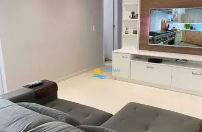 Apartamento com 2 dormitórios à venda, 84 m² por r$ 800.000,00 - pitangueiras - guarujá/sp