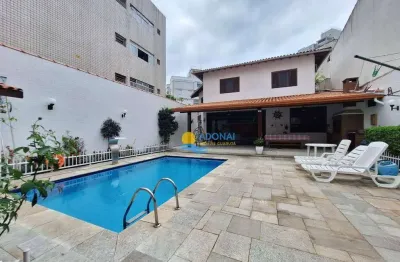 Casa com 5 dormitórios à venda, 240 m² por r$ 1.900.000,00 - tombo - guarujá/sp