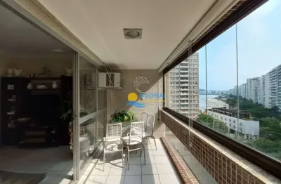 Apartamento com 3 dormitórios à venda, 115 m² por r$ 640.000,00 - pitangueiras - guarujá/sp