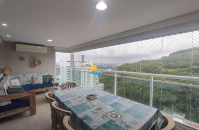 Apartamento com 3 dormitórios à venda, 134 m² por r$ 1.400.000,00 - jardim astúrias - guarujá/sp