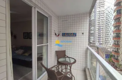 Apartamento com 3 dormitórios à venda, 90 m² por r$ 850.000,00 - jardim astúrias - guarujá/sp