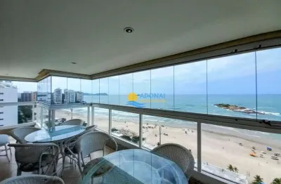 Apartamento com 3 dormitórios à venda, 168 m² por r$ 2.400.000,00 - pitangueiras - guarujá/sp