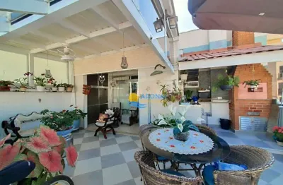 Cobertura com 2 dormitórios à venda, 140 m² por r$ 960.000,00 - pitangueiras - guarujá/sp