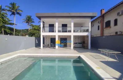 Casa com 4 dormitórios à venda, 350 m² por r$ 1.300.000,00 - balneário praia do pernambuco - guarujá/sp